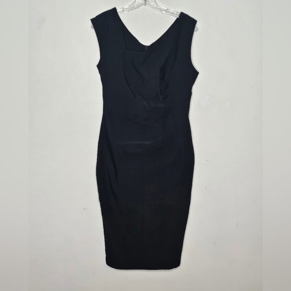 Black pencil dress with rusched design size XL - Picture 1 of 6